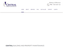 Tablet Screenshot of centralbuilding.com.au